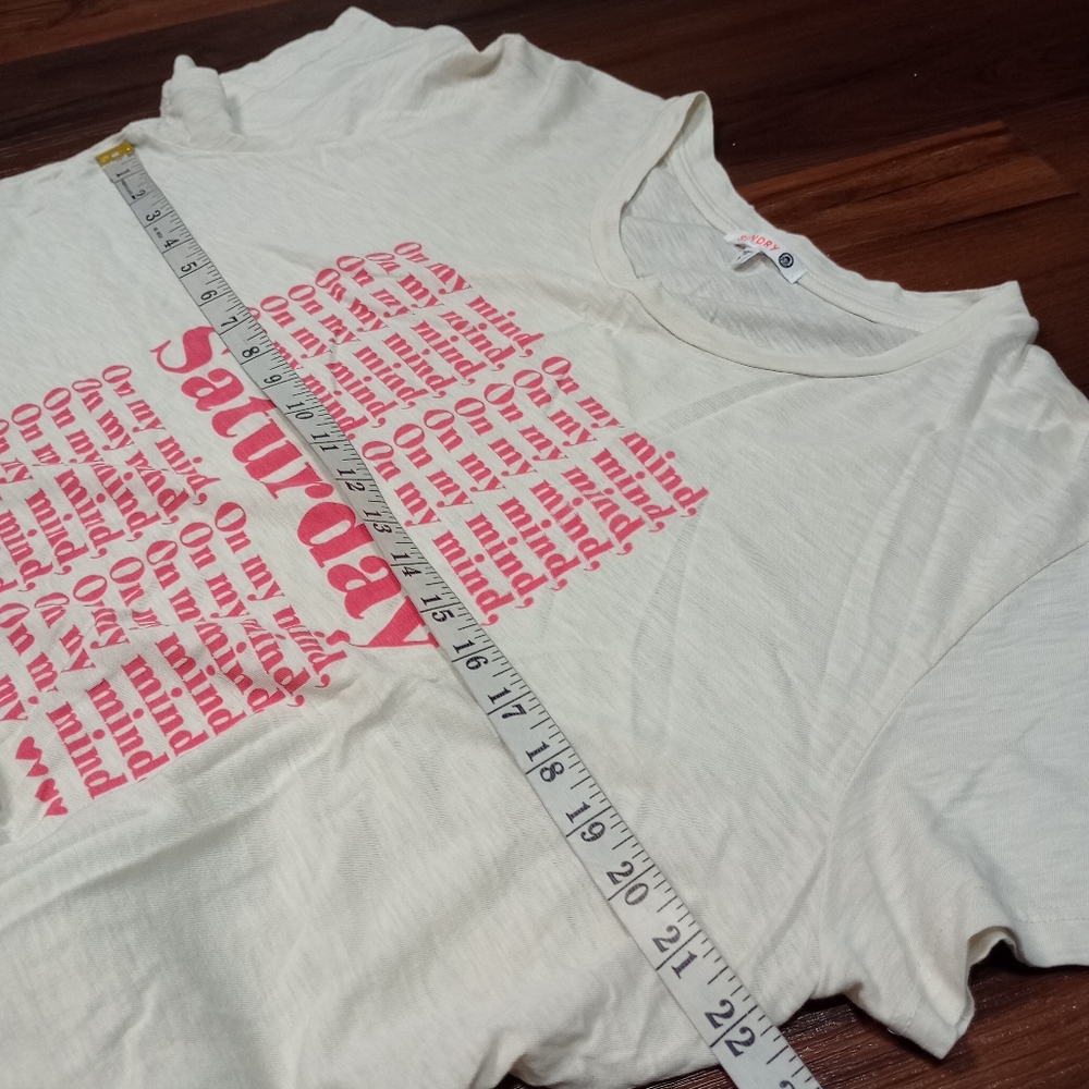 Sundry Saturday On My Mind Short Sleeve Tee - Picture 8 of 9